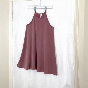 Alya, deep rose color, Swing Dress. Size XS